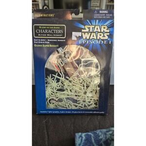 Star Wars Episode 1 Illuminations Characters Glow in the Dark  Action Scene
